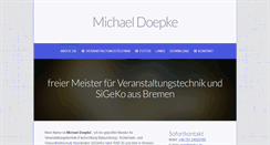Desktop Screenshot of midoe.de